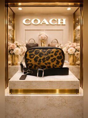 COACH Leo Signature Jamie Camera Bag Crossbody
